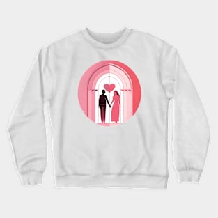 Discover True Romance: Art, Creativity and Connections for Valentine's Day and Lovers' Day Crewneck Sweatshirt